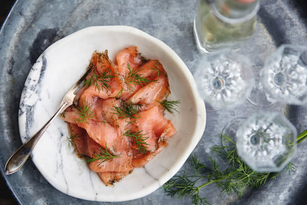 Swedish gravlax: cured salmon - Credits: Magnus Carlsson/imagebank.sweden.se