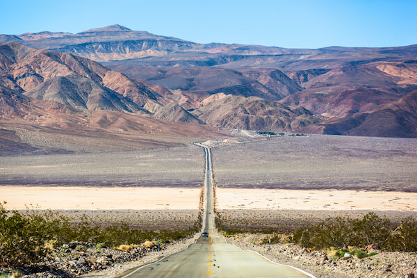 Mojave Desert's Panamint Valley Highway 190