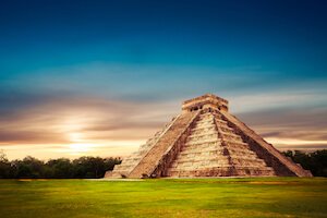 Mexico aztec temple