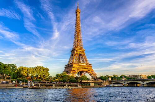 Eiffel Tower in Paris/France